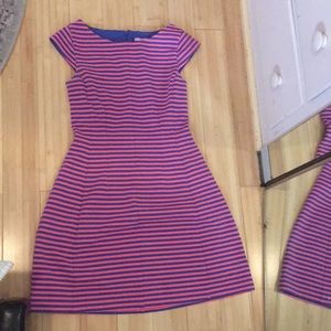 Lilly Pulitzer dress, blue and pink striped